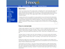 Tablet Screenshot of freevo.org